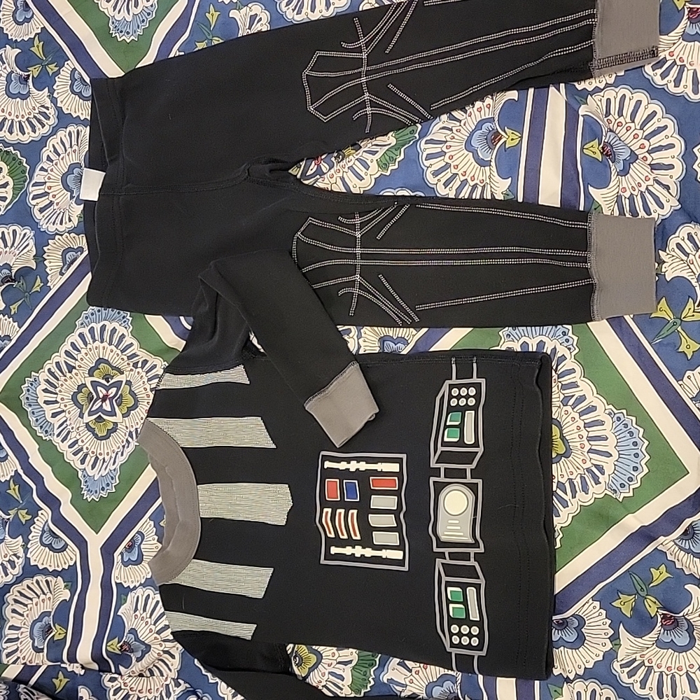 Toddler 3T darth vader pajama set